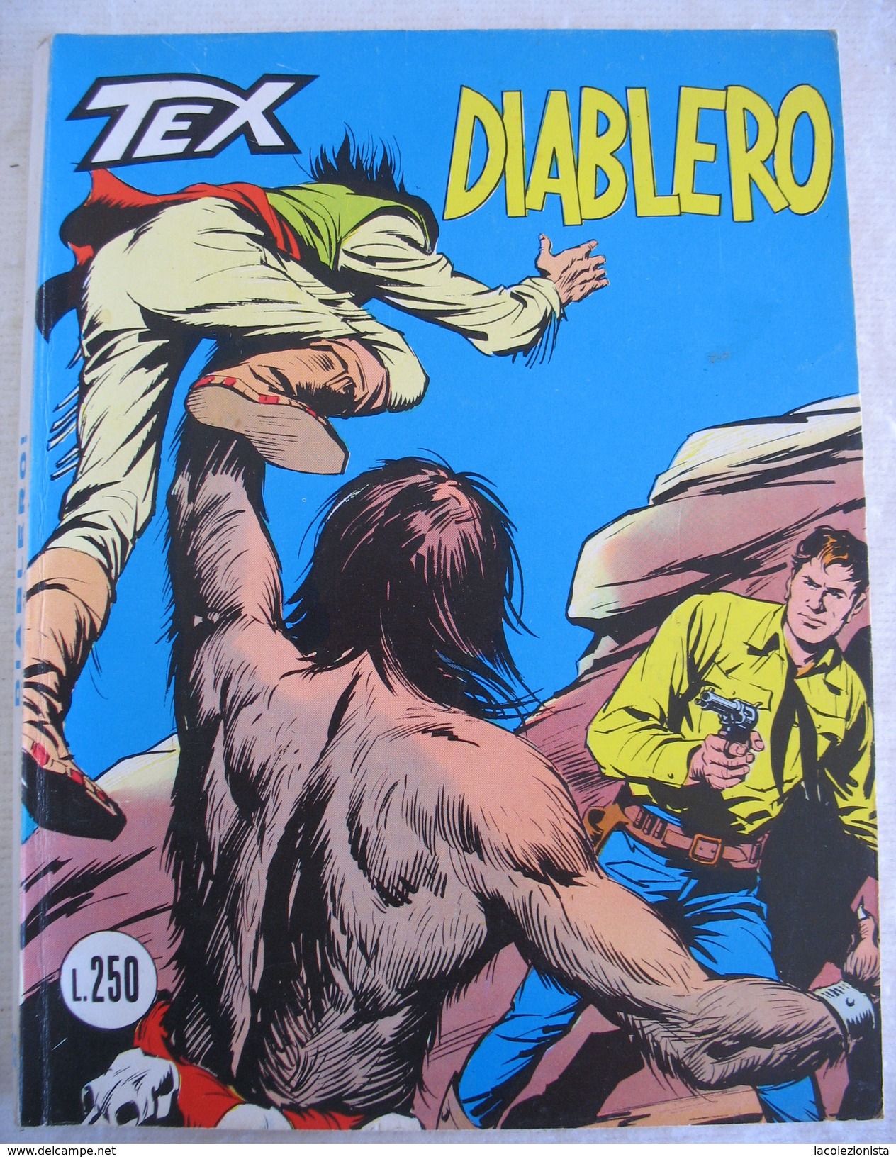 381A/58  TEX WILLER  " DIABLERO " N.135 ANNI 70 £ 250 FUMETTI GIORNALINI  BONELLI - Tex