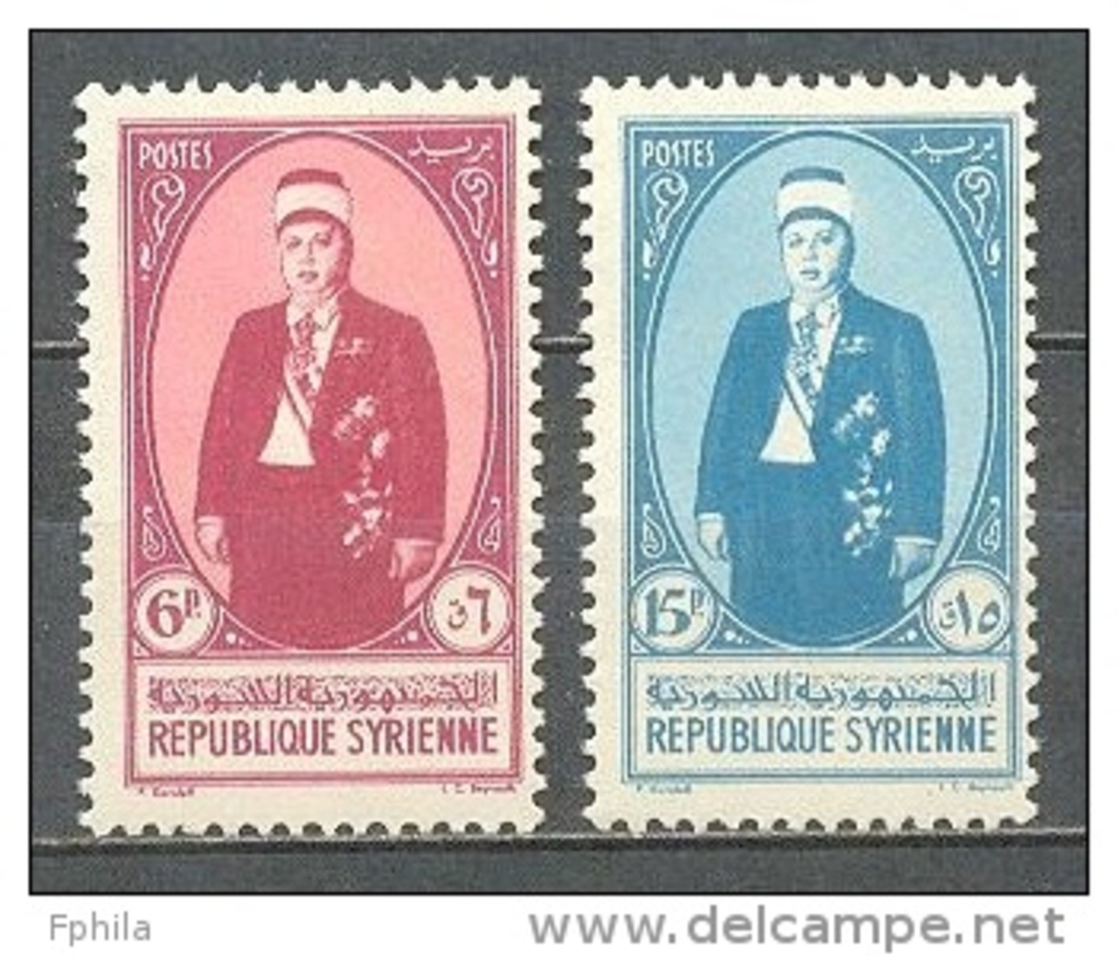 1942 SYRIA INDEPENDENCE MICHEL: 462-463 MNH ** - Neufs