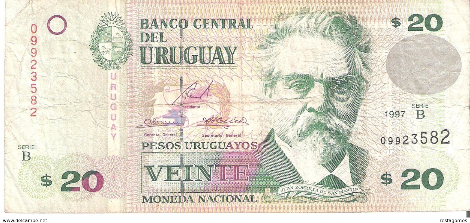 Uruguay 20 Pesos 1997 - Uruguay