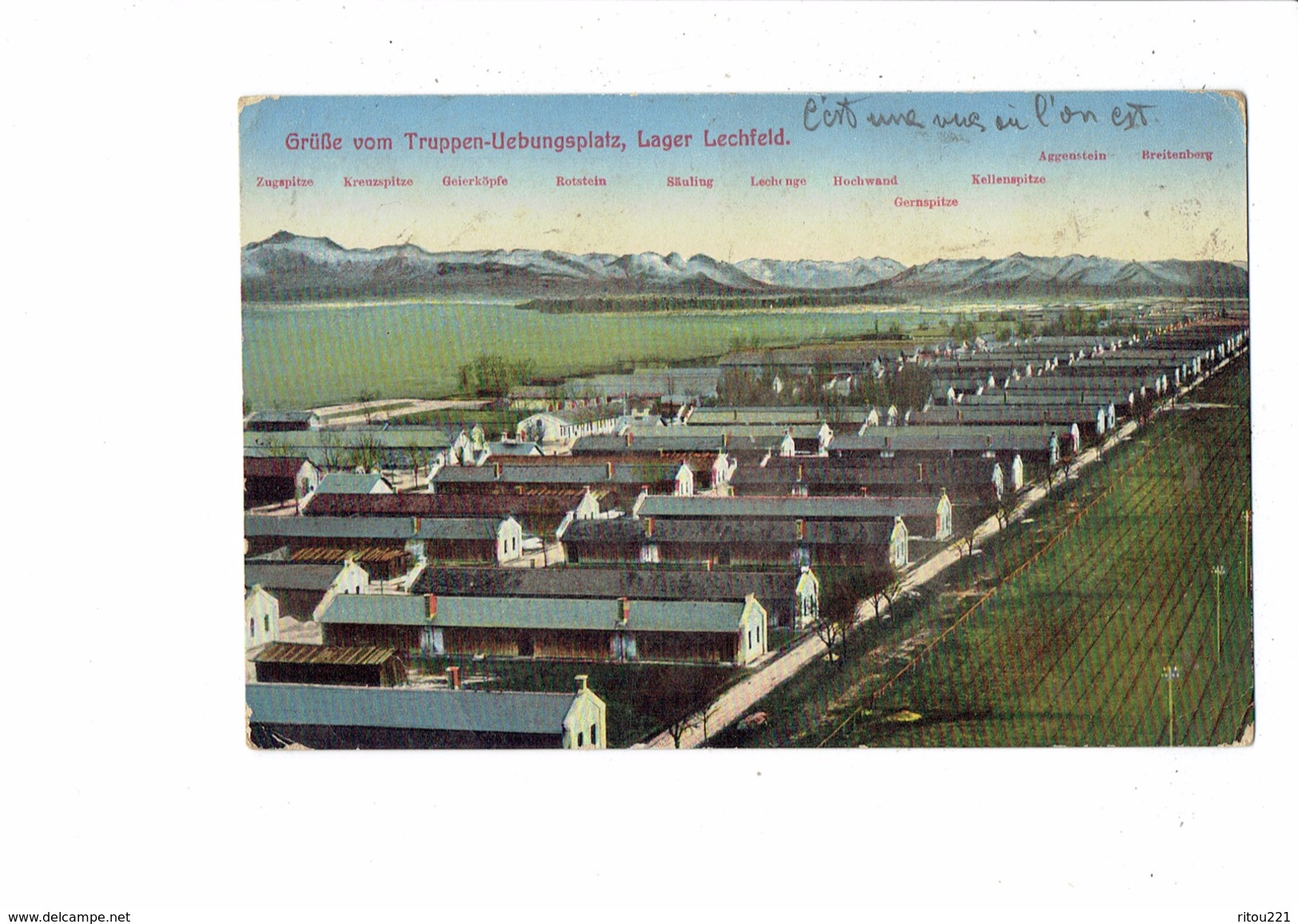 Cpa - Gruss Vom Truppen-Übungsplatz - Lager Lechfeld - 1914 - Westpreussen