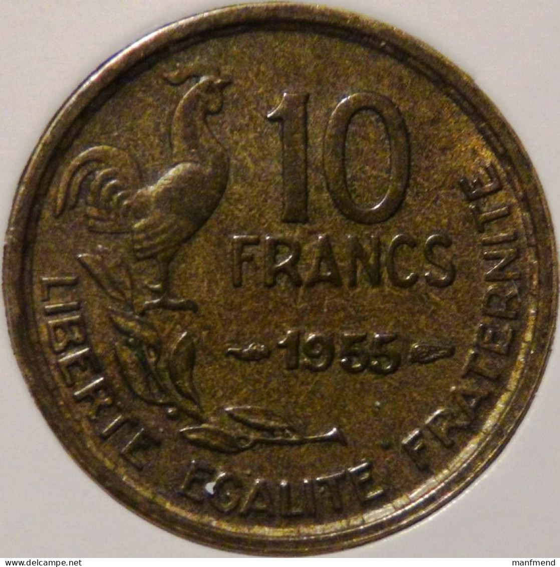 France - 1955 - KM 915.1 - 10 Francs - VF - 10 Francs