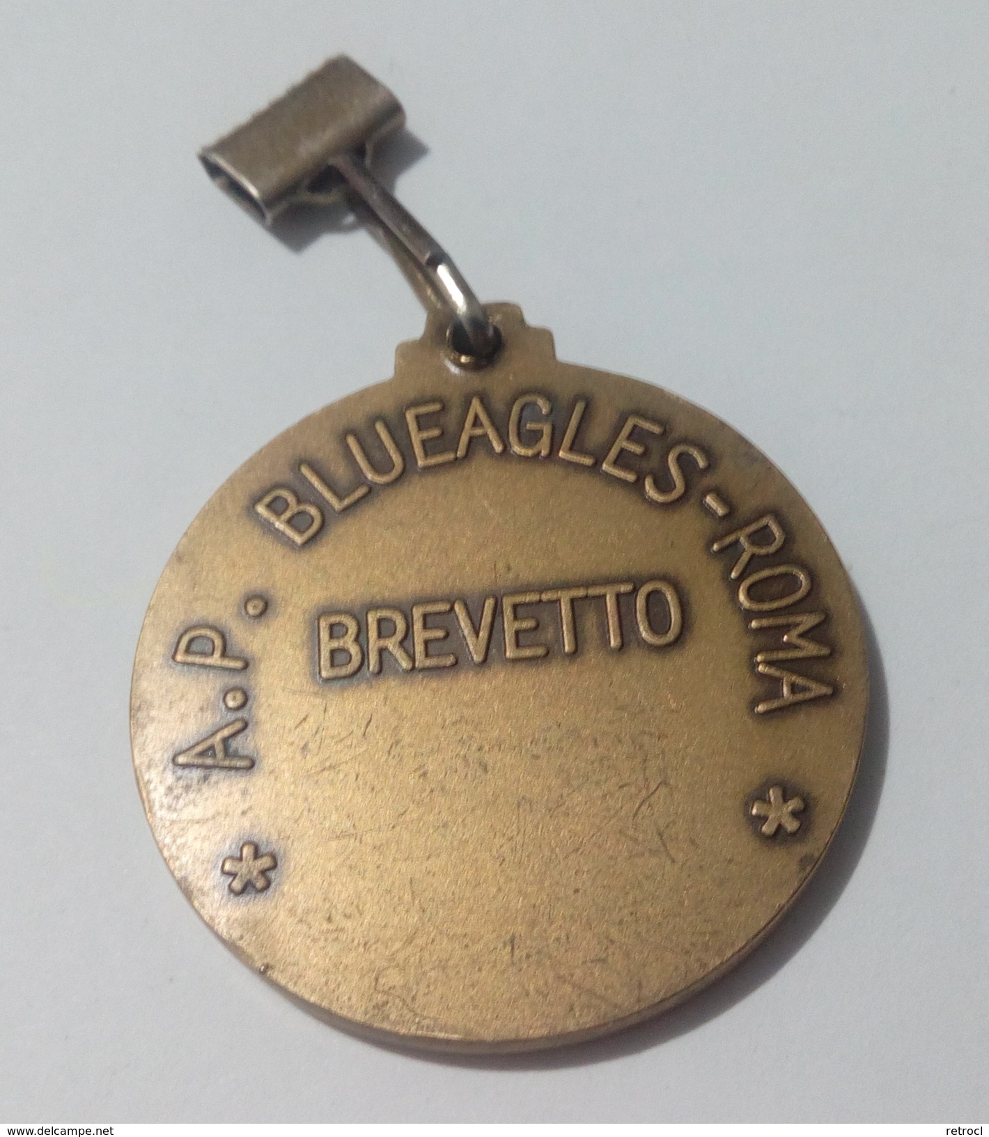 Medaglia A.p. Blueagles-roma Brevetto - Swimming - Professionnels/De Société