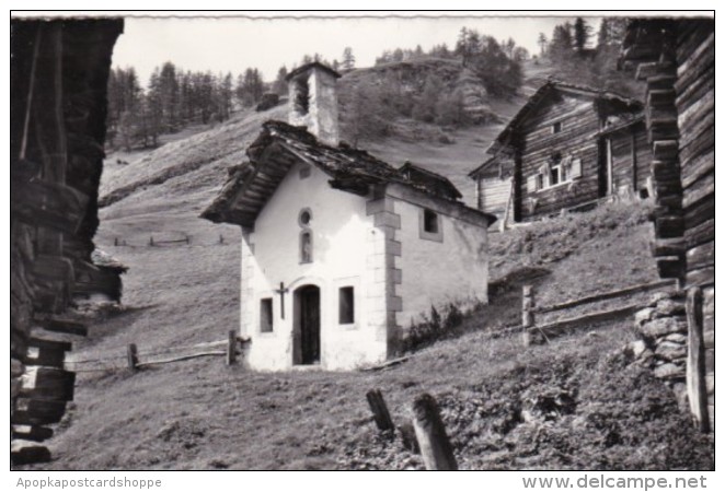 Switzerland Val D'Herens La Chapelle De Gietti 1965 Photo - Other & Unclassified