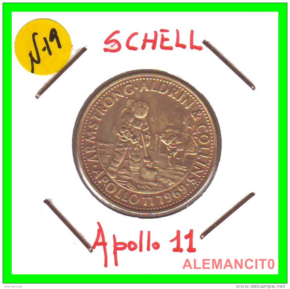 JETON  SCHELL  APOLLO  11 - Lots & Kiloware - Coins