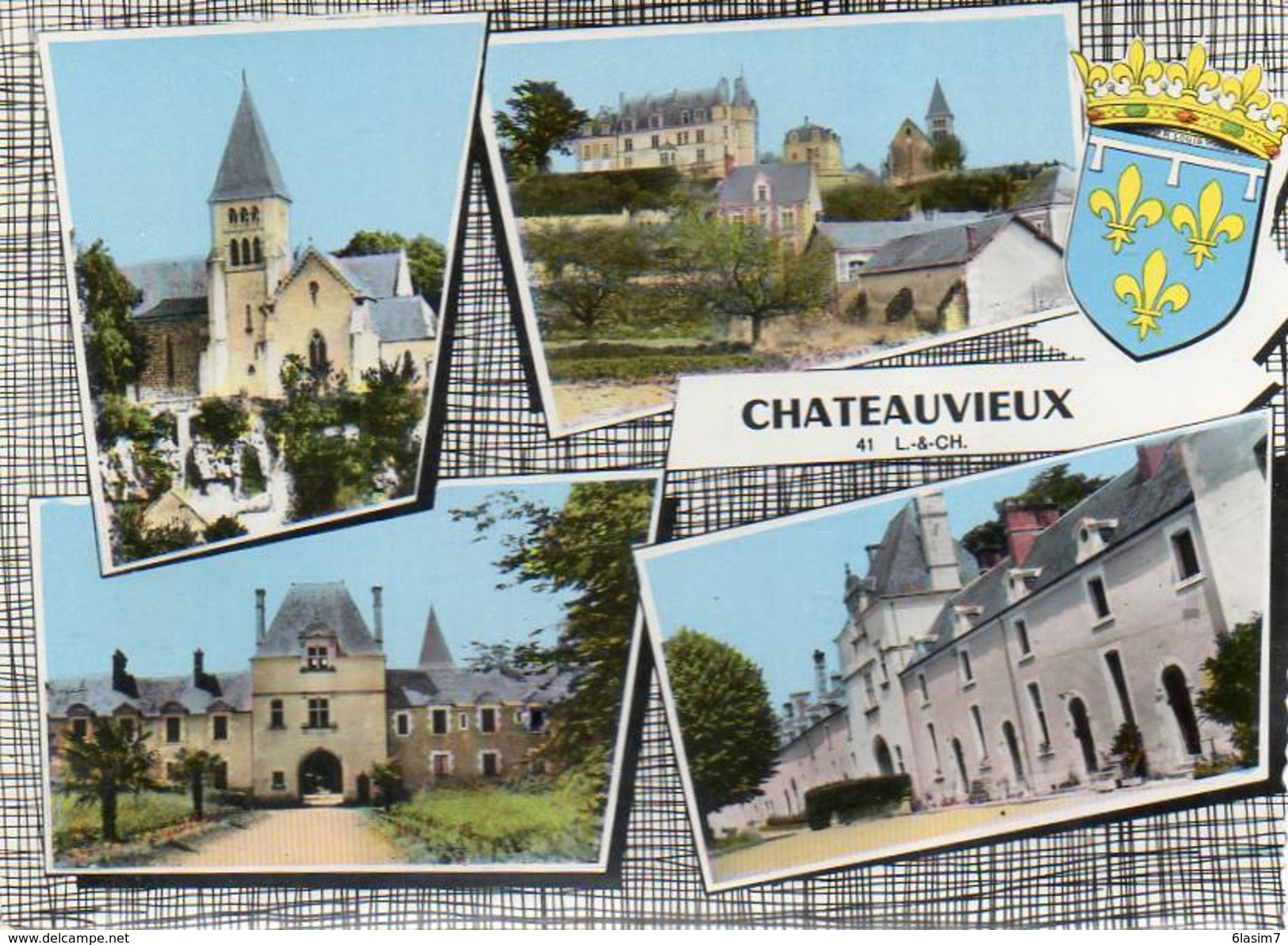 CPSM Dentelée - CHATEAUVIEUX (51) - Carte Multi-Vues Des Années 60 / 70 - Autres & Non Classés