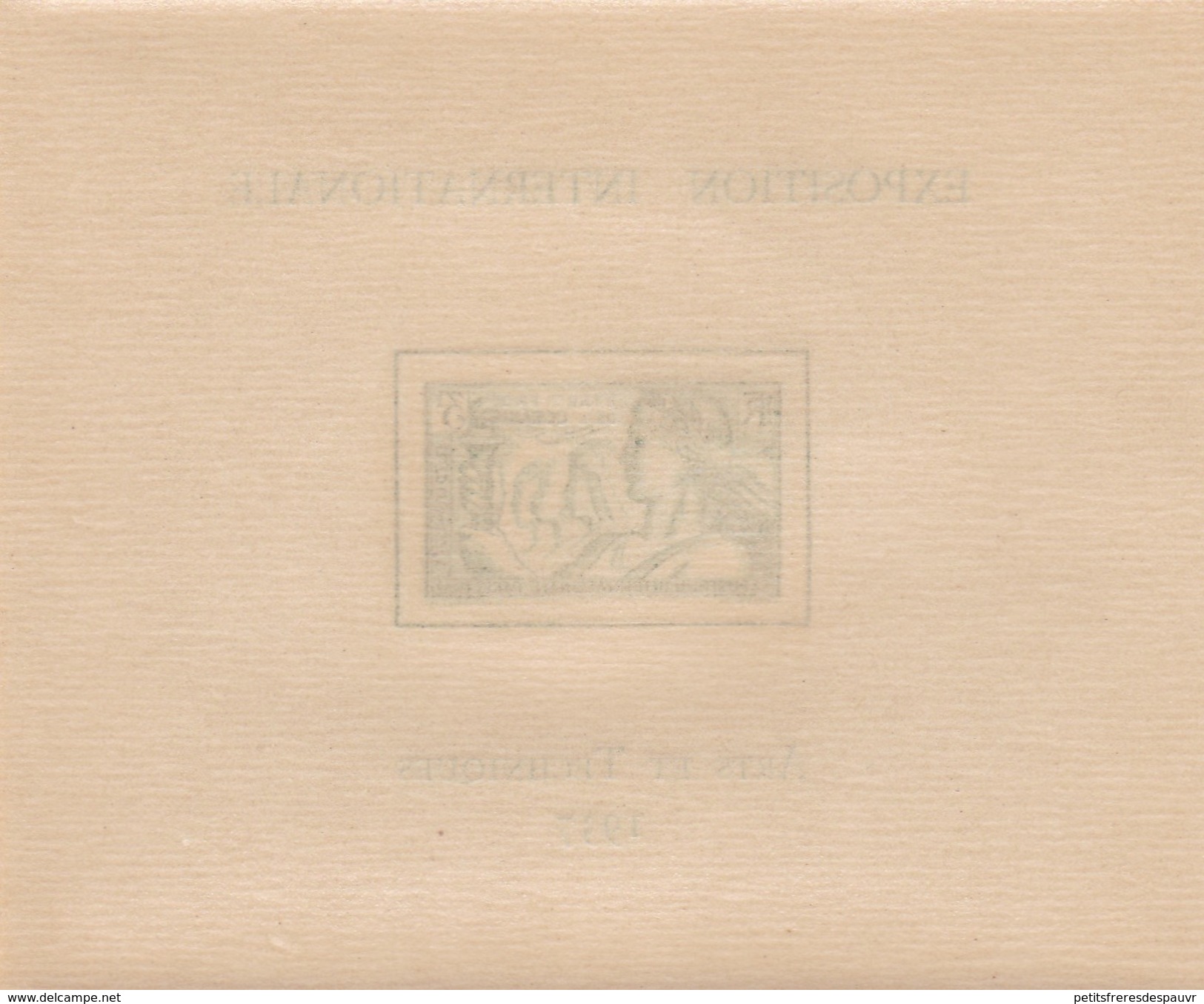 OCEANIE - Bloc N°1 Exposition Internationale Arts & Techniques 1937 ** Neuf Sans Charnière MNH (voir Scan) Cote 52EUR - Blocs-feuillets