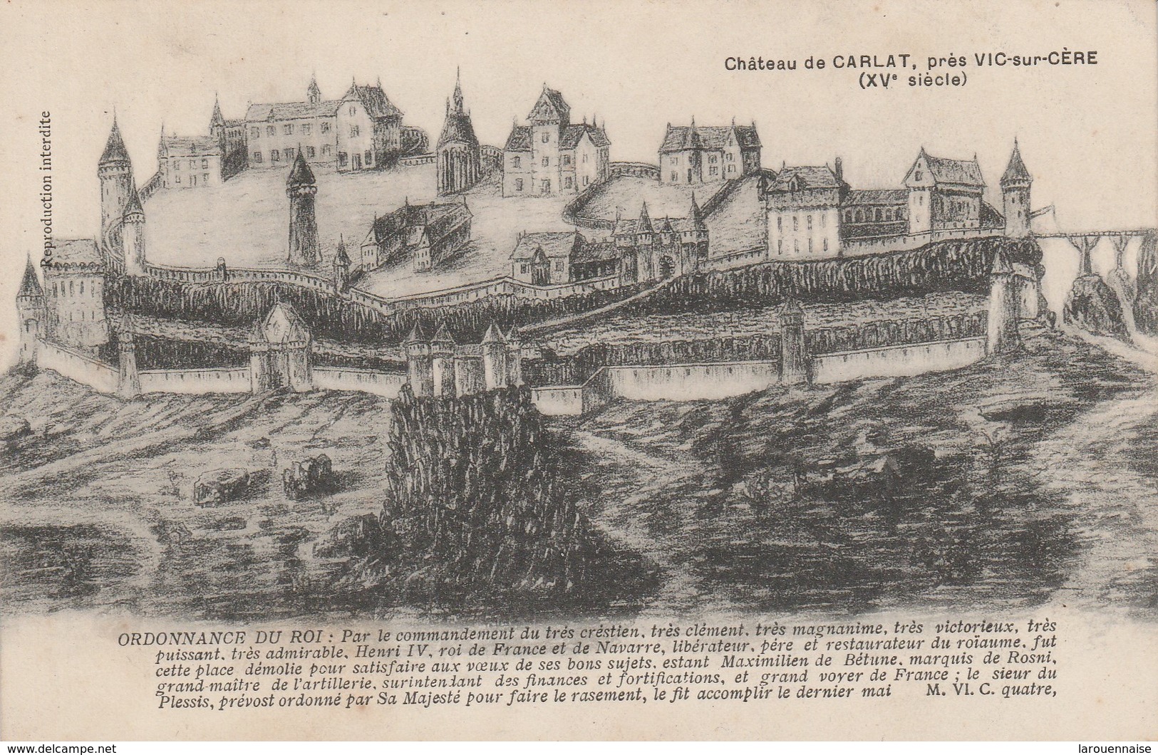 15 - CARLAT - Château De Carlat (XVe Siècle) - Carlat