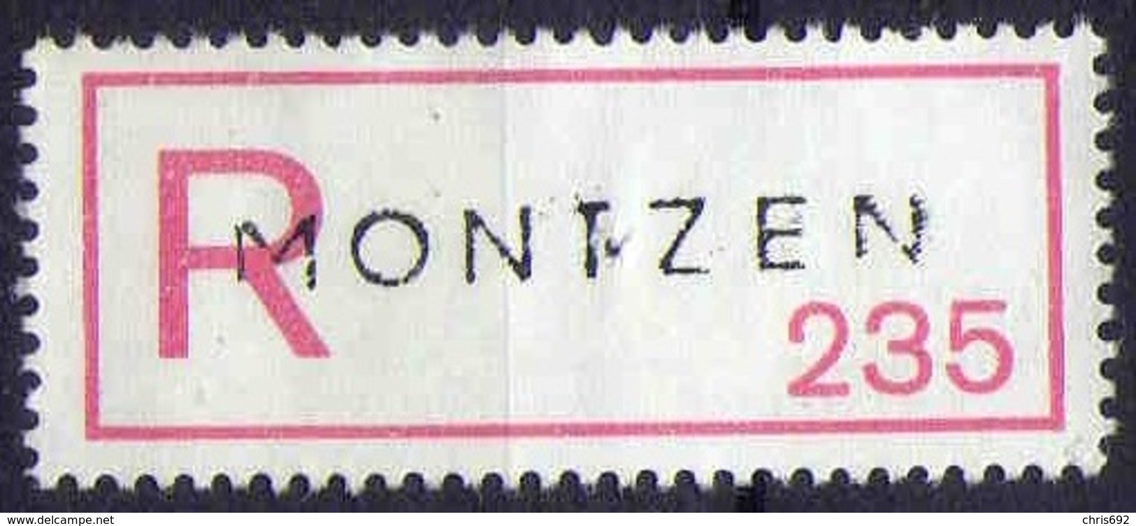 Vignette Recommandé Montzen - Post Office Leaflets