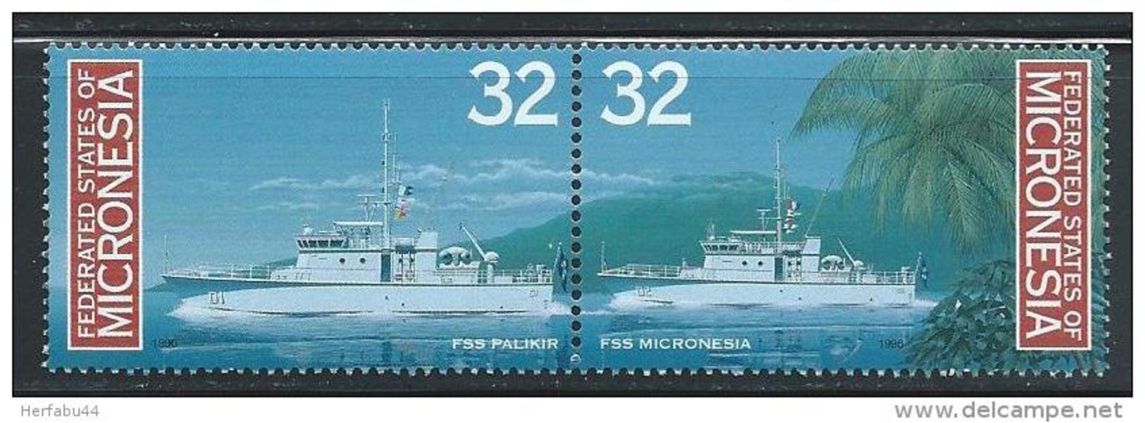 Micronesia     "Patrol Boats"      Set (pair)       SC# 243-44a  MNH** - Micronesia