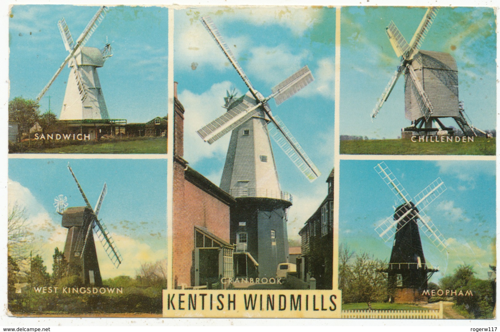 Kentish Windmills, 1975 Postcard - Other & Unclassified