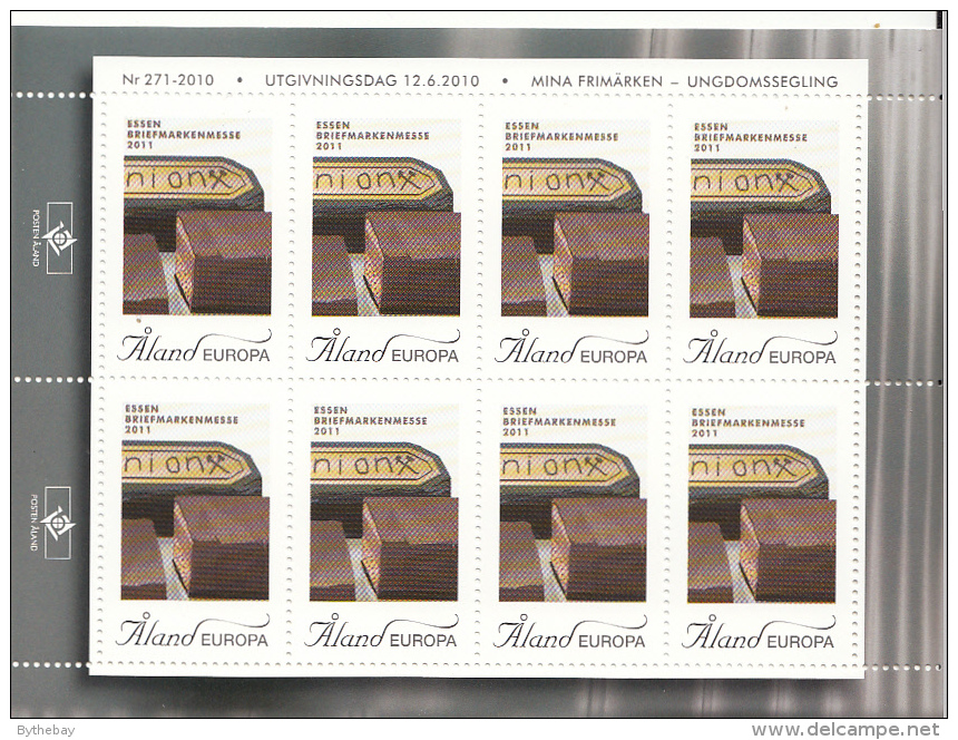 Aland 2011 Complete set of 12 Exhibition Stamps for Stamp Show Cities - sheets