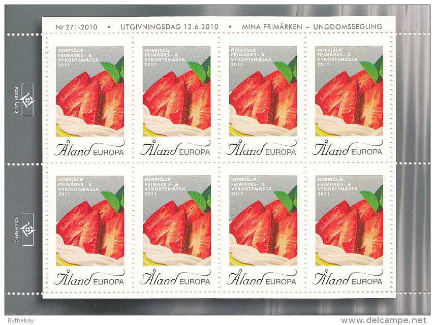 Aland 2011 Complete set of 12 Exhibition Stamps for Stamp Show Cities - sheets