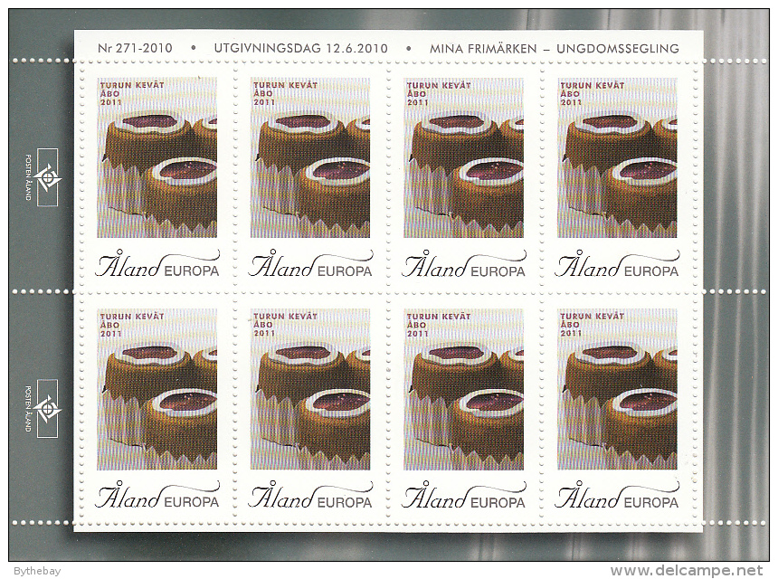 Aland 2011 Complete set of 12 Exhibition Stamps for Stamp Show Cities - sheets