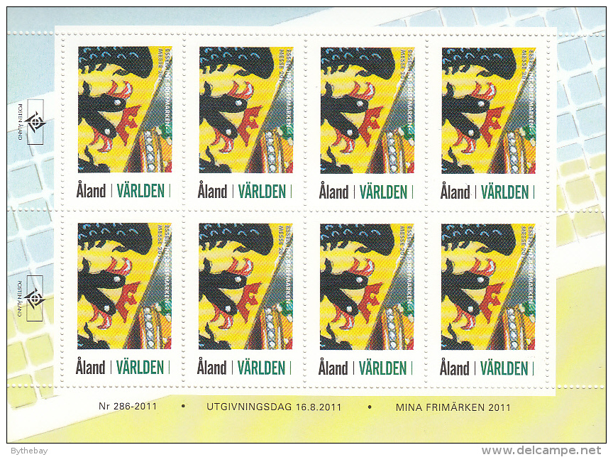 Aland 2012 Complete Set Of 13 Exhibition Stamps For Stamp Show Cities - Sheets - Aland