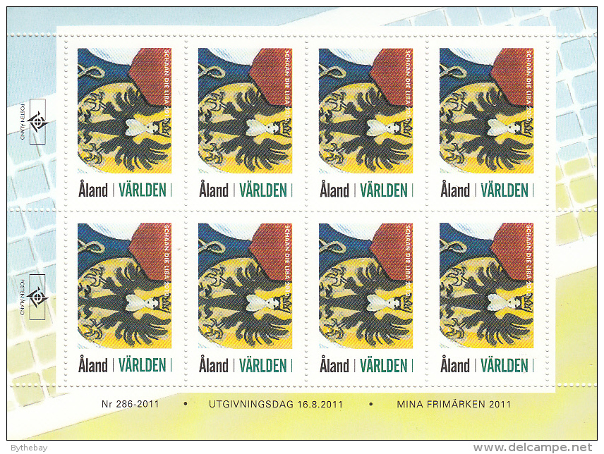 Aland 2012 Complete Set Of 13 Exhibition Stamps For Stamp Show Cities - Sheets - Aland