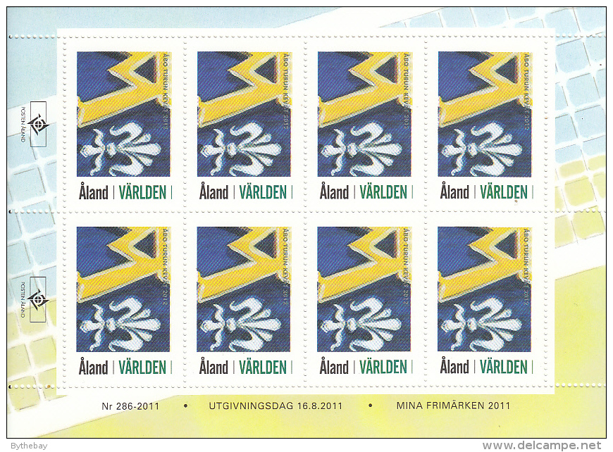 Aland 2012 Complete Set Of 13 Exhibition Stamps For Stamp Show Cities - Sheets - Aland