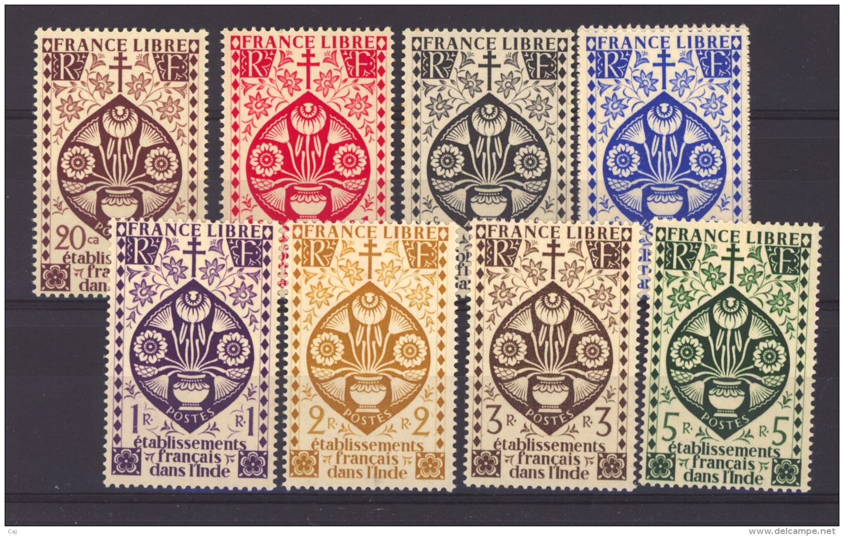 Inde  :  Yv  223-30   ** - Unused Stamps