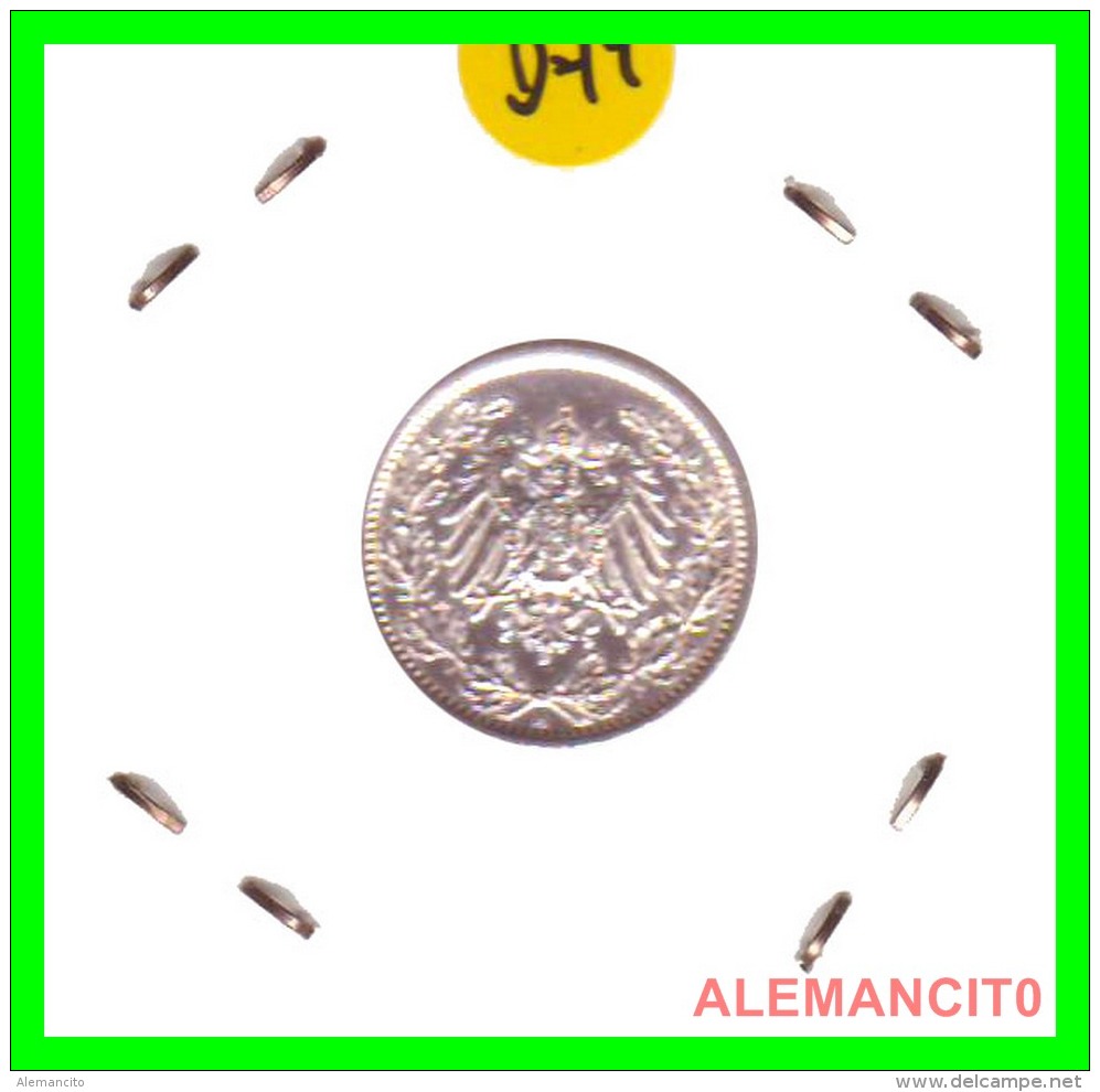 ALEMANIA - GERMANY  -  IMPERIO - DEUTSCHES REICH - 1/2  MARK  SILVER . AÑO 1911 -A  PLATA - 1/2 Mark