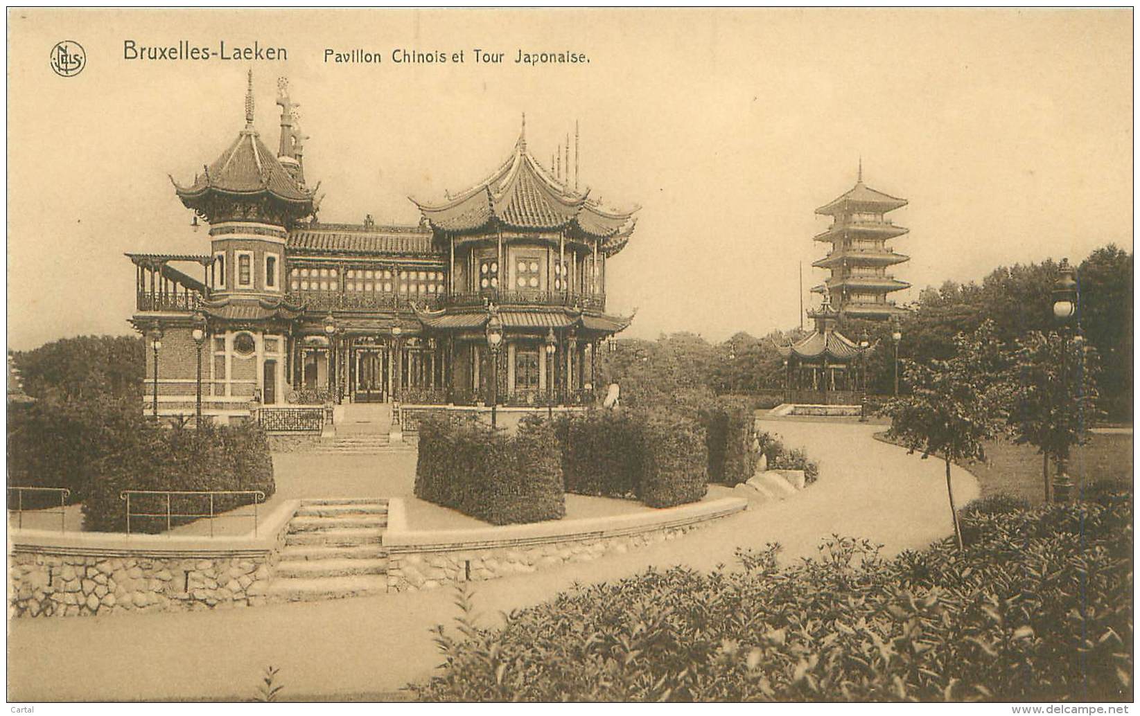 BRUXELLES-LAEKEN - Pavillon Chinois Et Tour Japonaise - Laeken