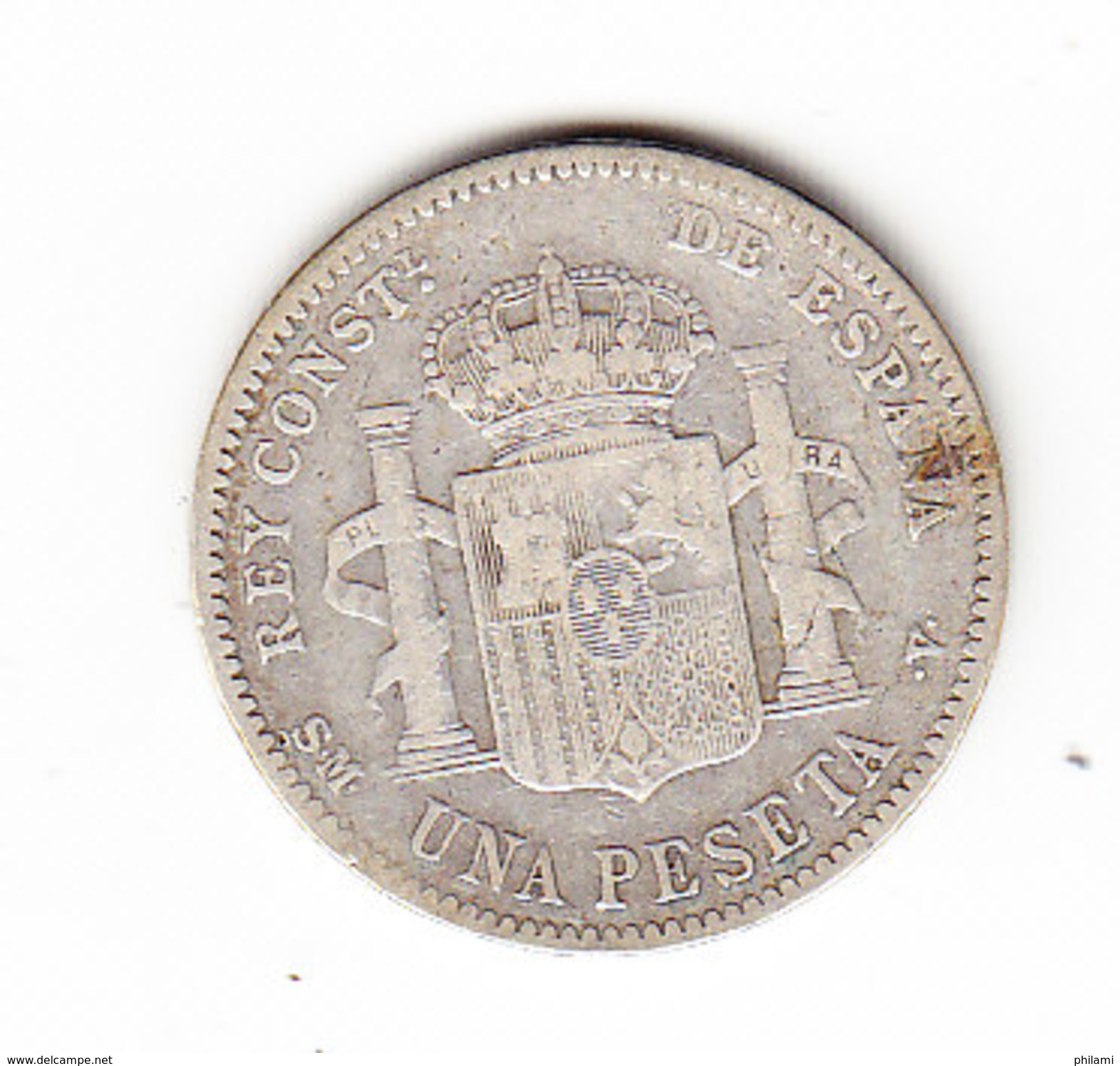 ESPAGNE, KM 706, 1p, 1900 SILVER.   (MP03) - Münzen Der Provinzen