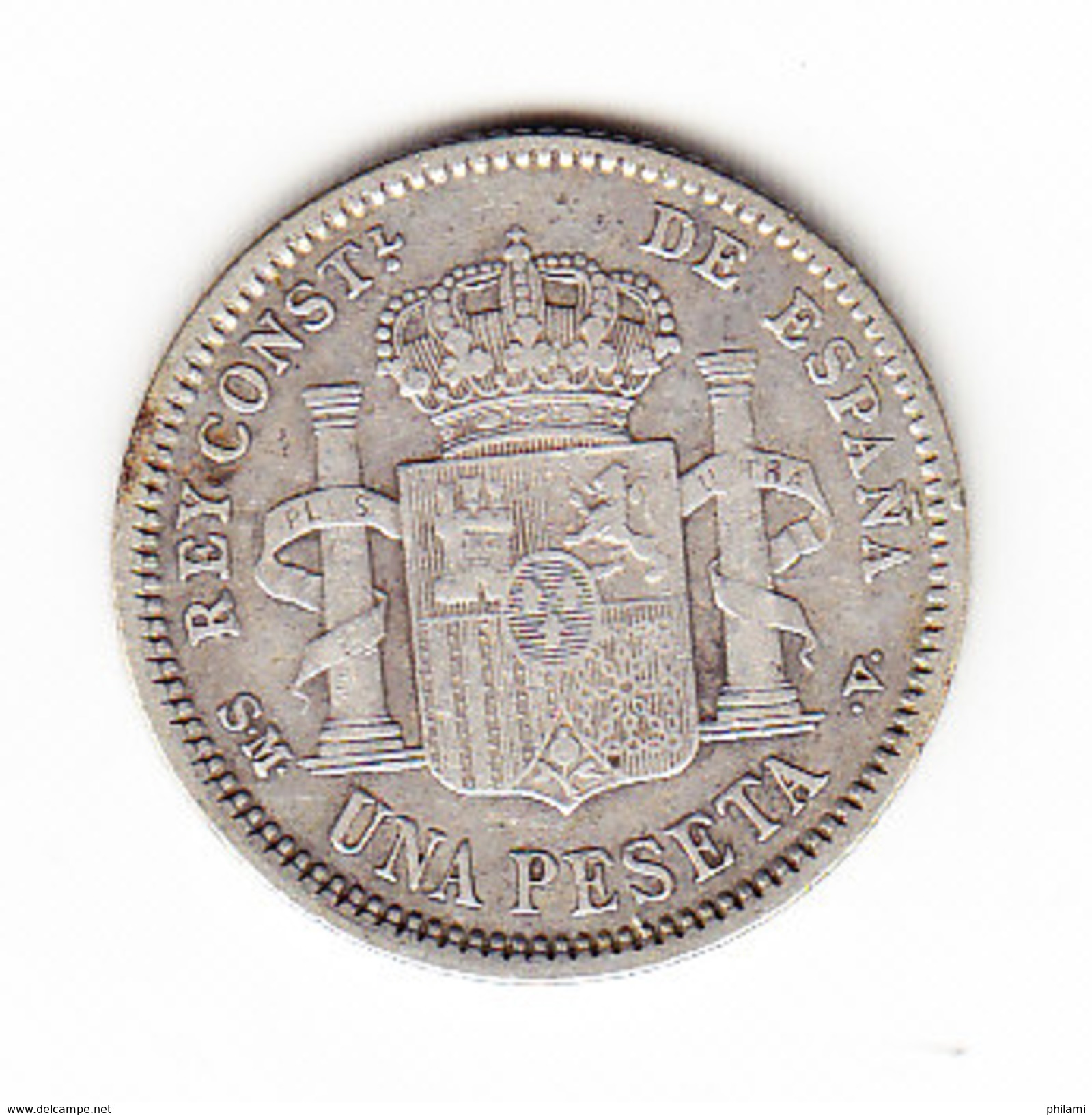 ESPAGNE, KM 721, 1p, 1904 SILVER .   (MP02) - Monnaies Provinciales