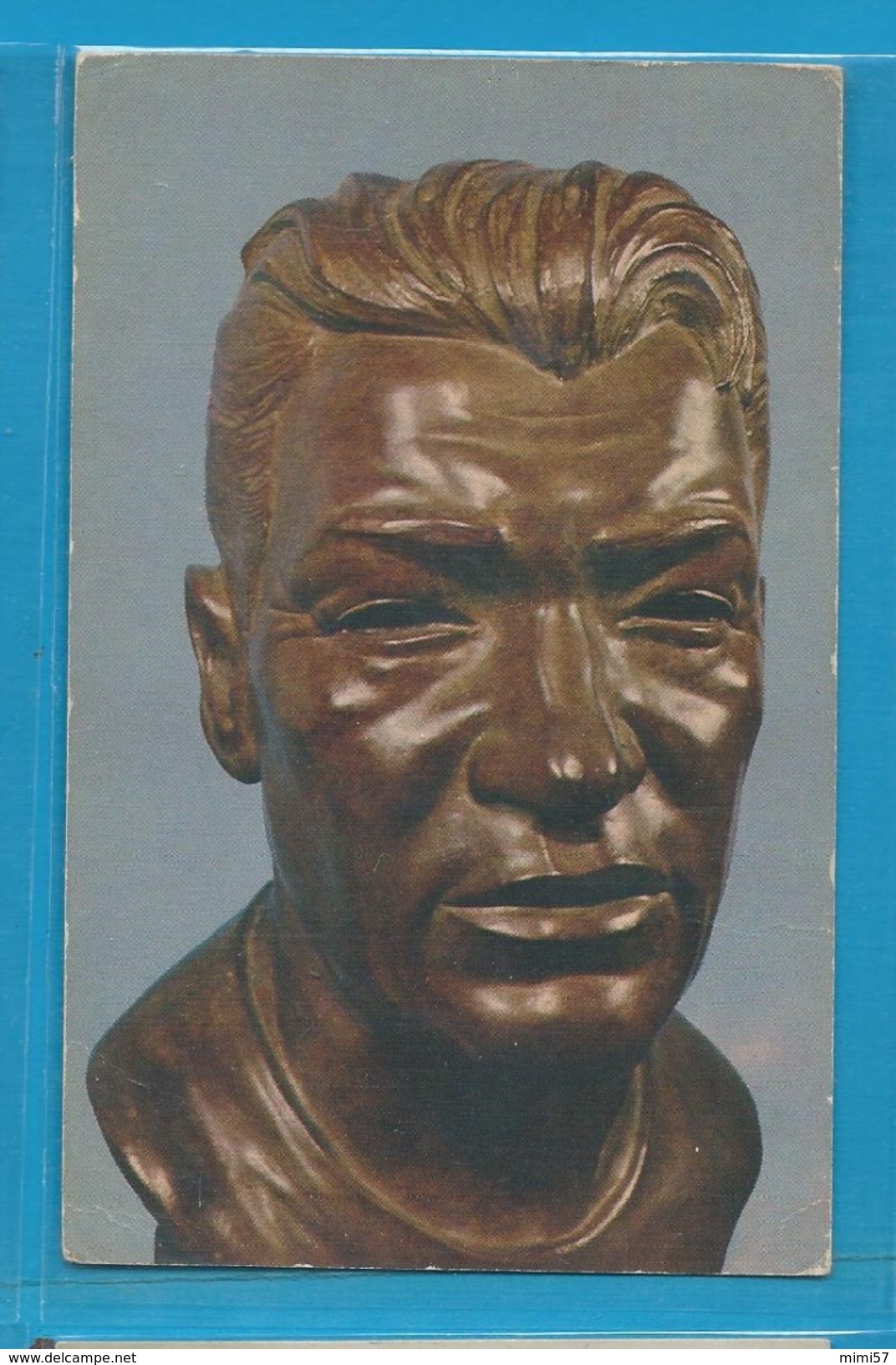 C.P. JIM THORPE - Portrait Bronze -Halfback - Pro. Football - Sporters