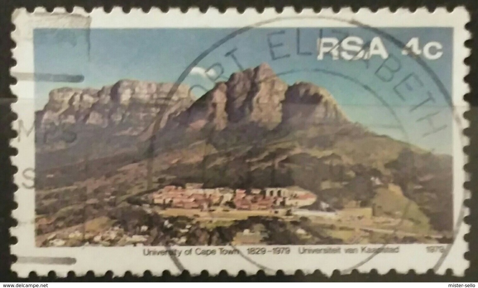 SUDAFRICA - AFRICA DEL SUR 1979 The 50th Anniversary Of University Of Cape Town. USADO - USED. - Usados