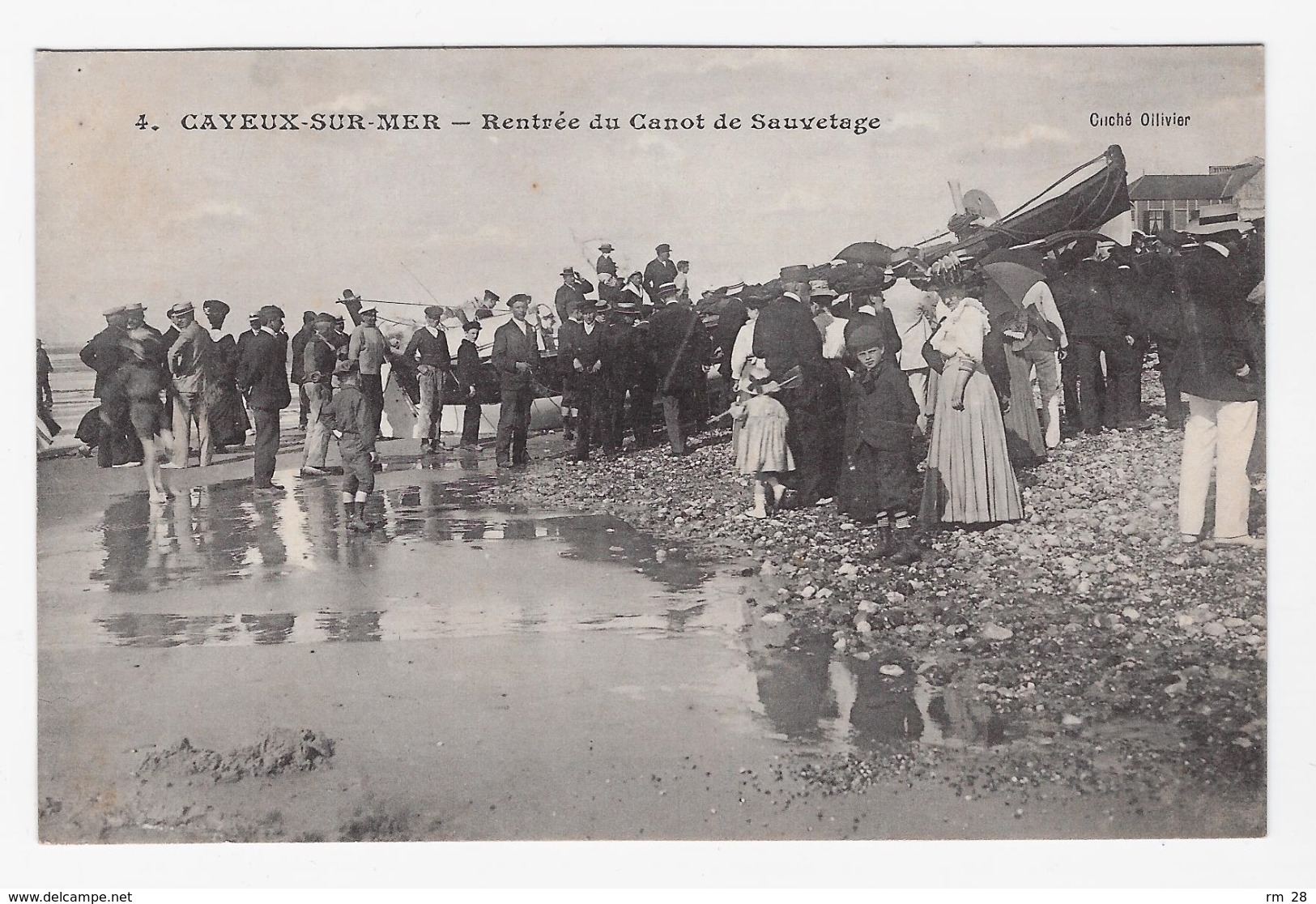 CPA Cayeux-sur-Mer - Rentrée Du Canot De Sauvetage (TBE) - Cayeux Sur Mer