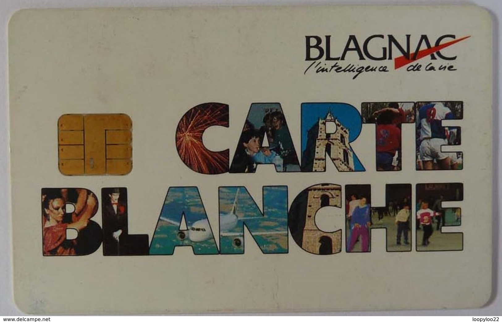 FRANCE - Smart Card - Blagnac - Carte Blanche - Tresor Public - Minitel - (Different Back) - Privat