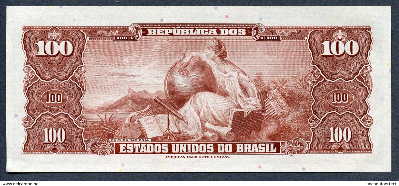 Brésil P 170c * 100 Cruzeiros  1964 * UNC * Série 1435  N° 071152. - Brasile