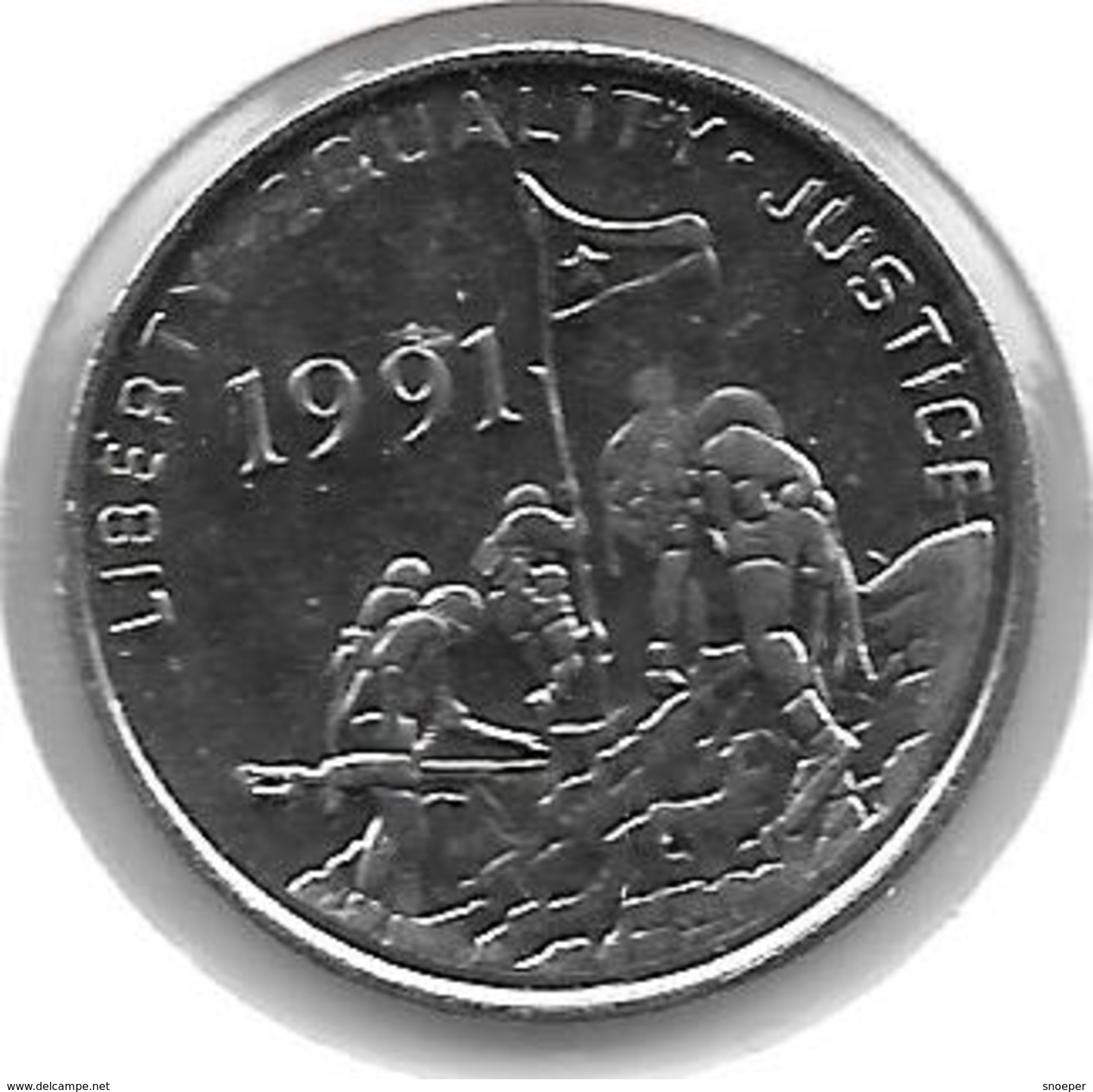 *eritrea 50 Cents 1997 Km 47  Bu - Erythrée