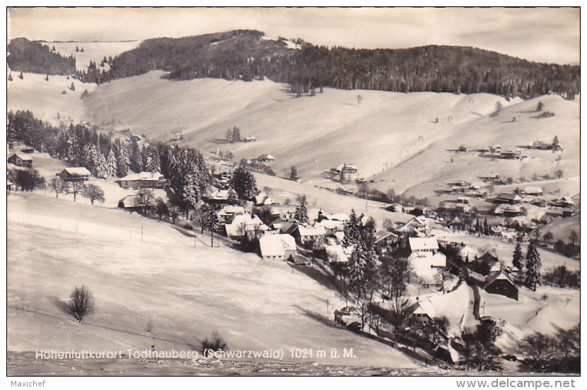 Höhenluftkurort Todtnauberg (Schwarzwald) 1021 M ü M - Village Sous La Neige - Circulé 1965 - Todtnau