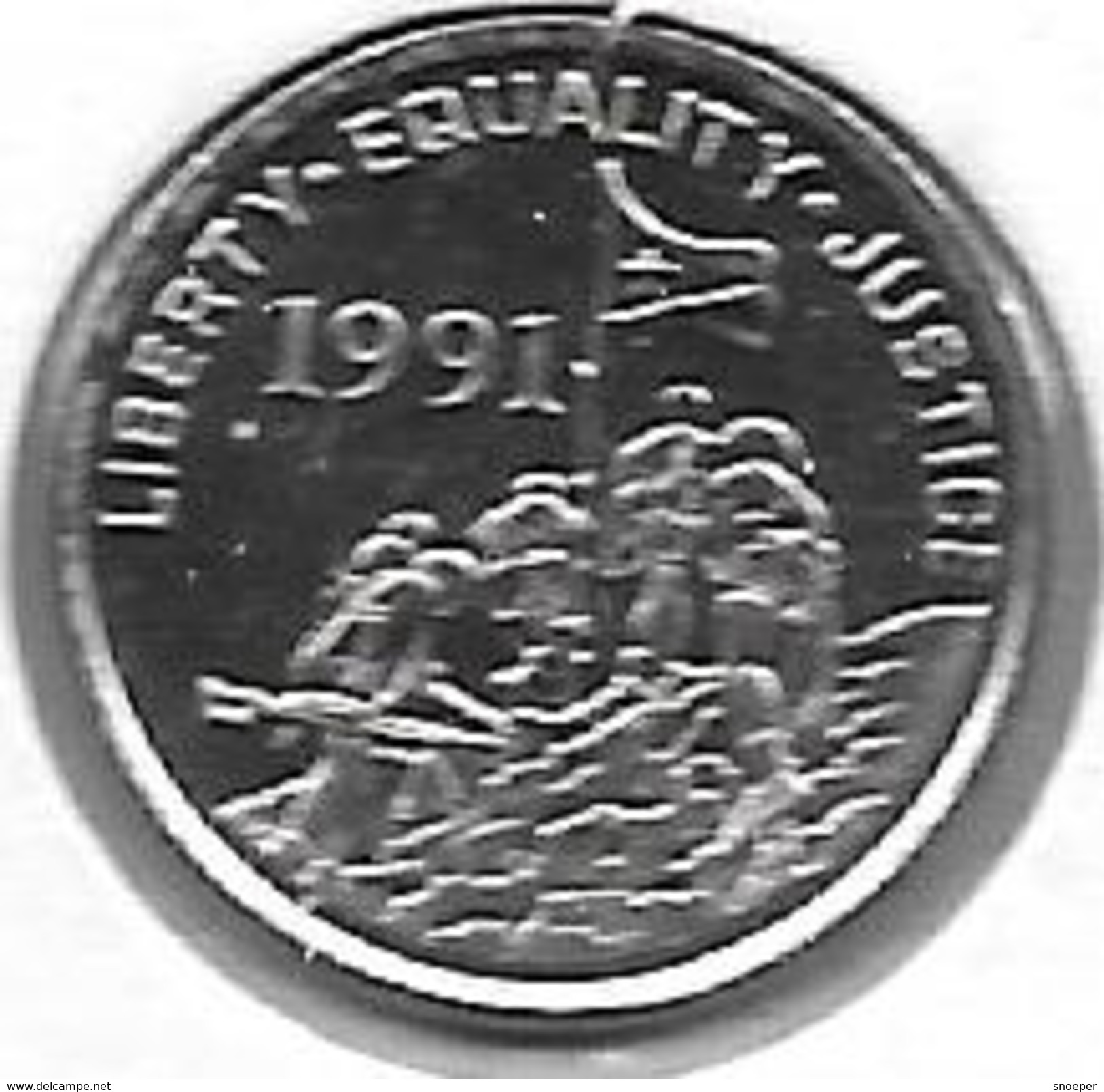 *eritrea 1 Cent 1997 Km 43  Bu - Eritrea