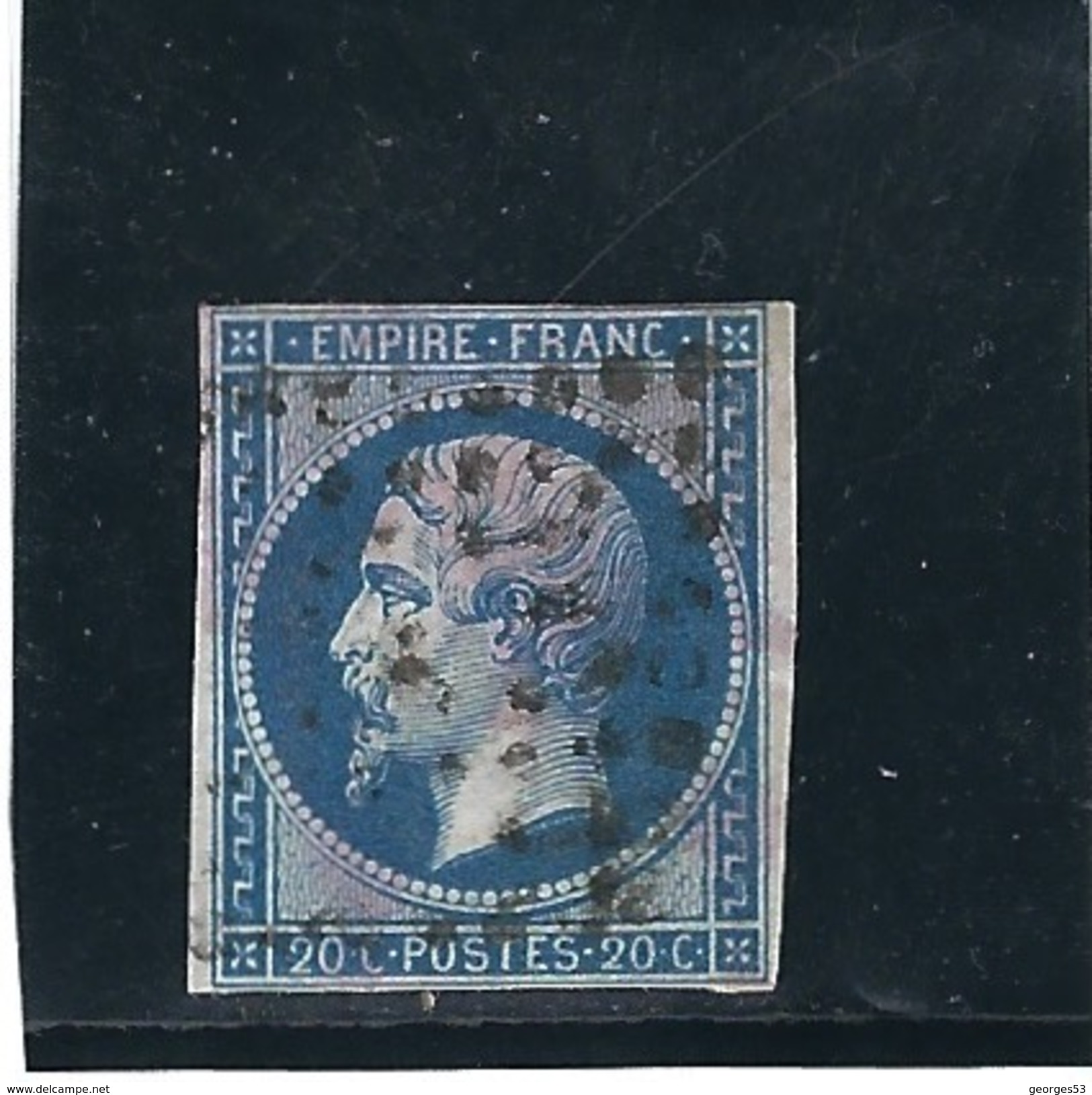 France N° 14B    O   Val: YT : 5,00 &euro; - 1853-1860 Napoleon III