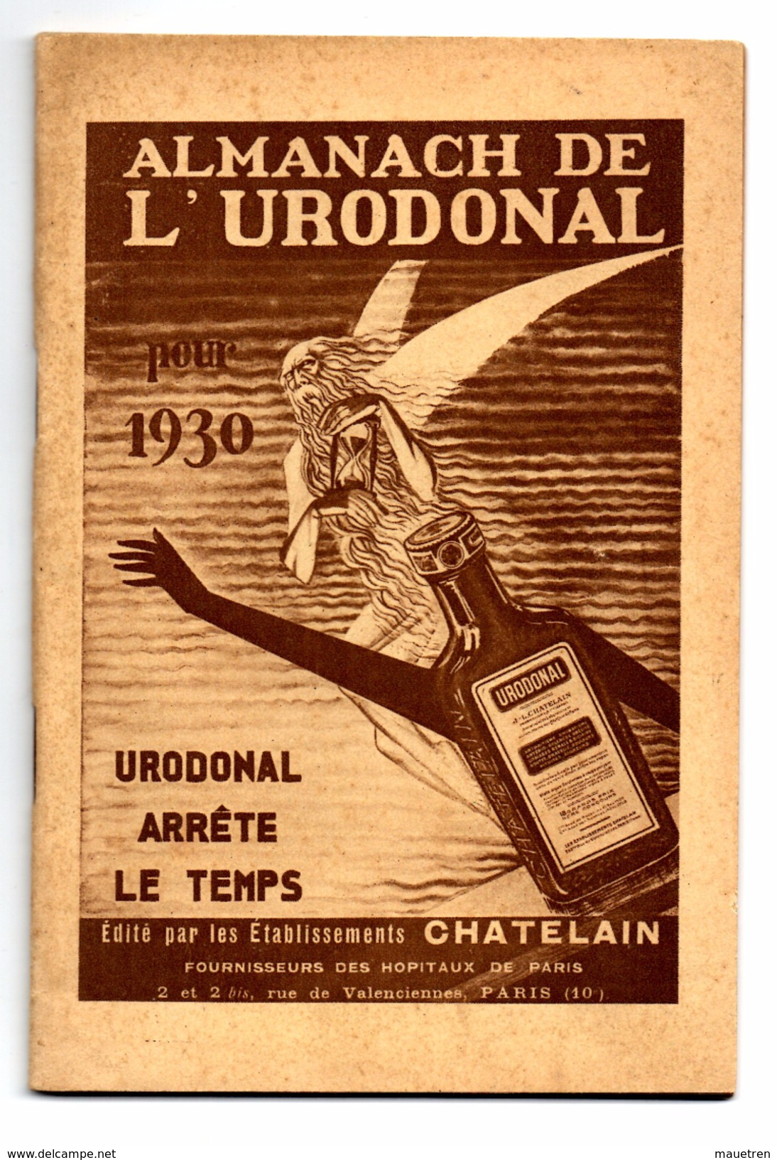 ALMANACH DE L'URODONAL POUR 1930 - Autres & Non Classés