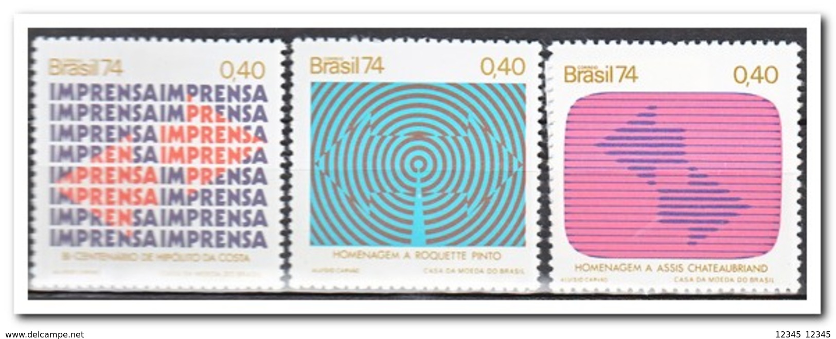 Brazilië 1974, Postfris MNH, Media - Ongebruikt