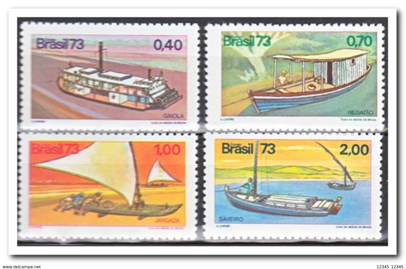 Brazilië 1973, Postfris MNH, Brasilian Ships - Nuovi