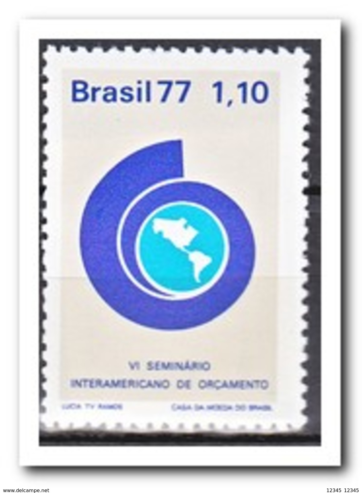 Brazilië 1977, Postfris MNH, Inter-American Budget Seminar Brasilia - Ongebruikt