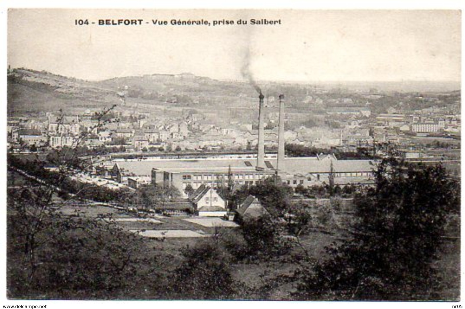 CPA 90 ( Territoire De Belfort ) -  BELFORT - Vue Générale , Prise Du Salbert - Belfort - Ville
