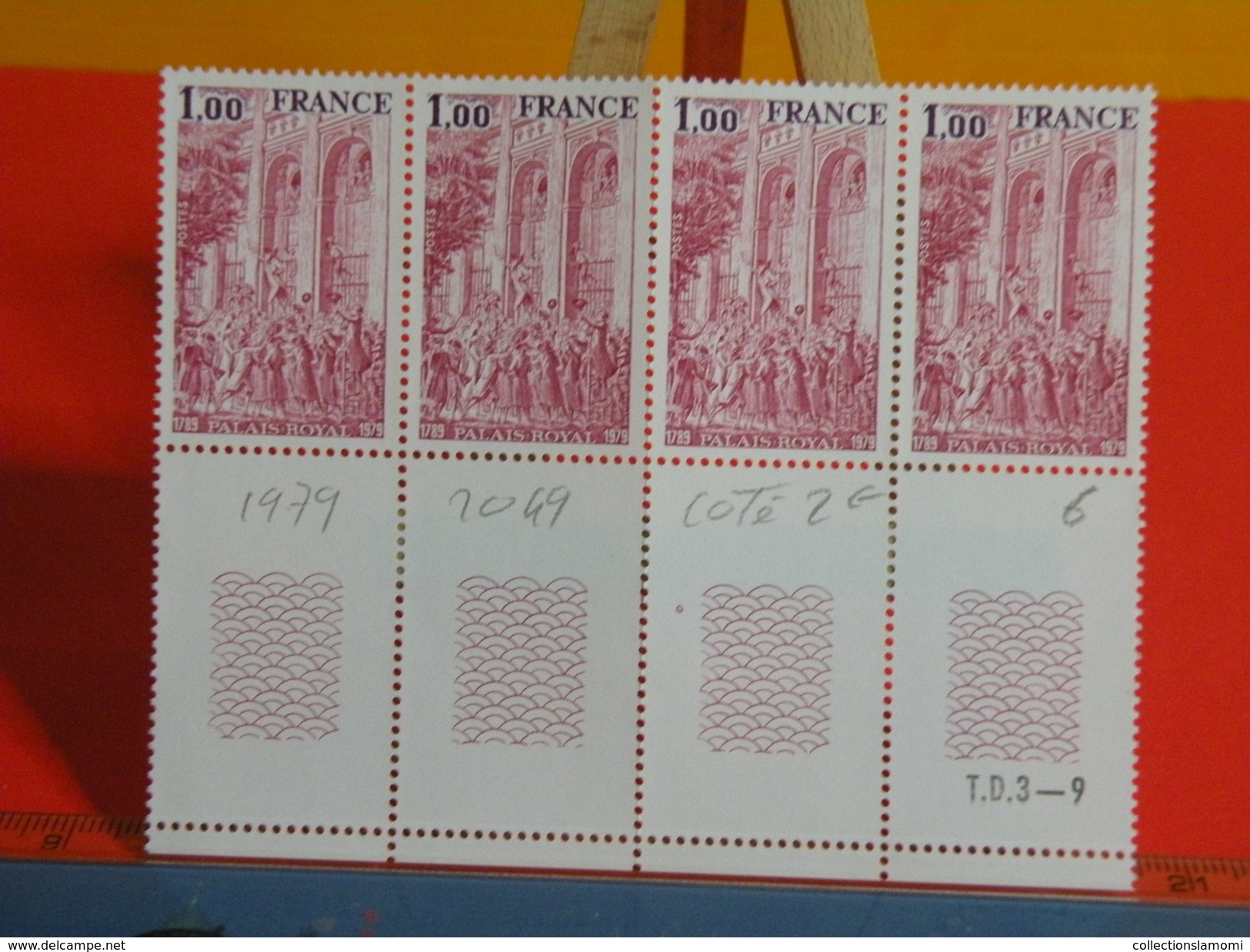 France > 1970-1979 > Neufs >  Bloc Journée Du Timbre 1979 Palais Royal 1789, N°2049 Y&T - Coté 2 &euro; Neuf - Neufs