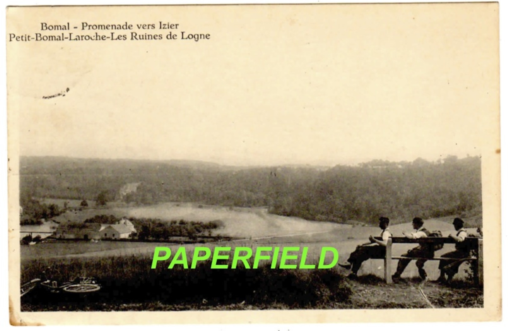 BOMAL -Promenade Vers IZIER -PETIT-BOMAL-LAROCHE-Les Ruines De LOGNE - 1939 - Durbuy