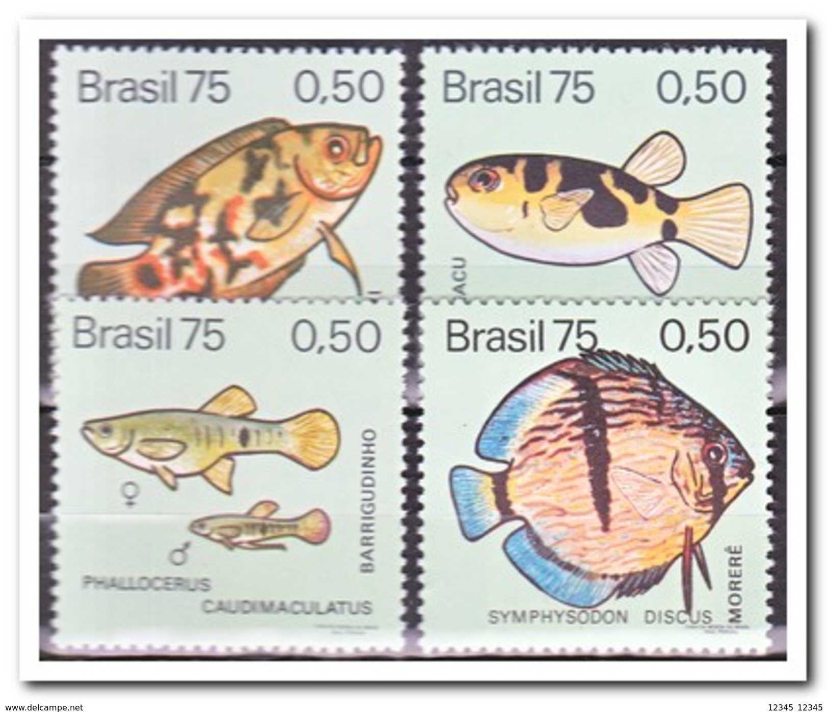 Brazilië 1975, Postfris MNH, Fish - Ongebruikt