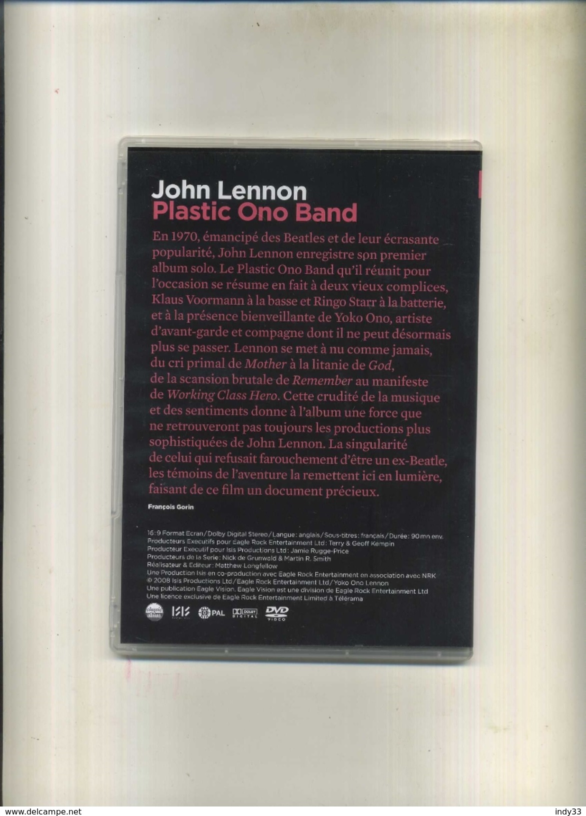 JOHN LENNON PLASTIC ONO BAND . TELERAMA HOMMAGE . DVD . - Musik-DVD's