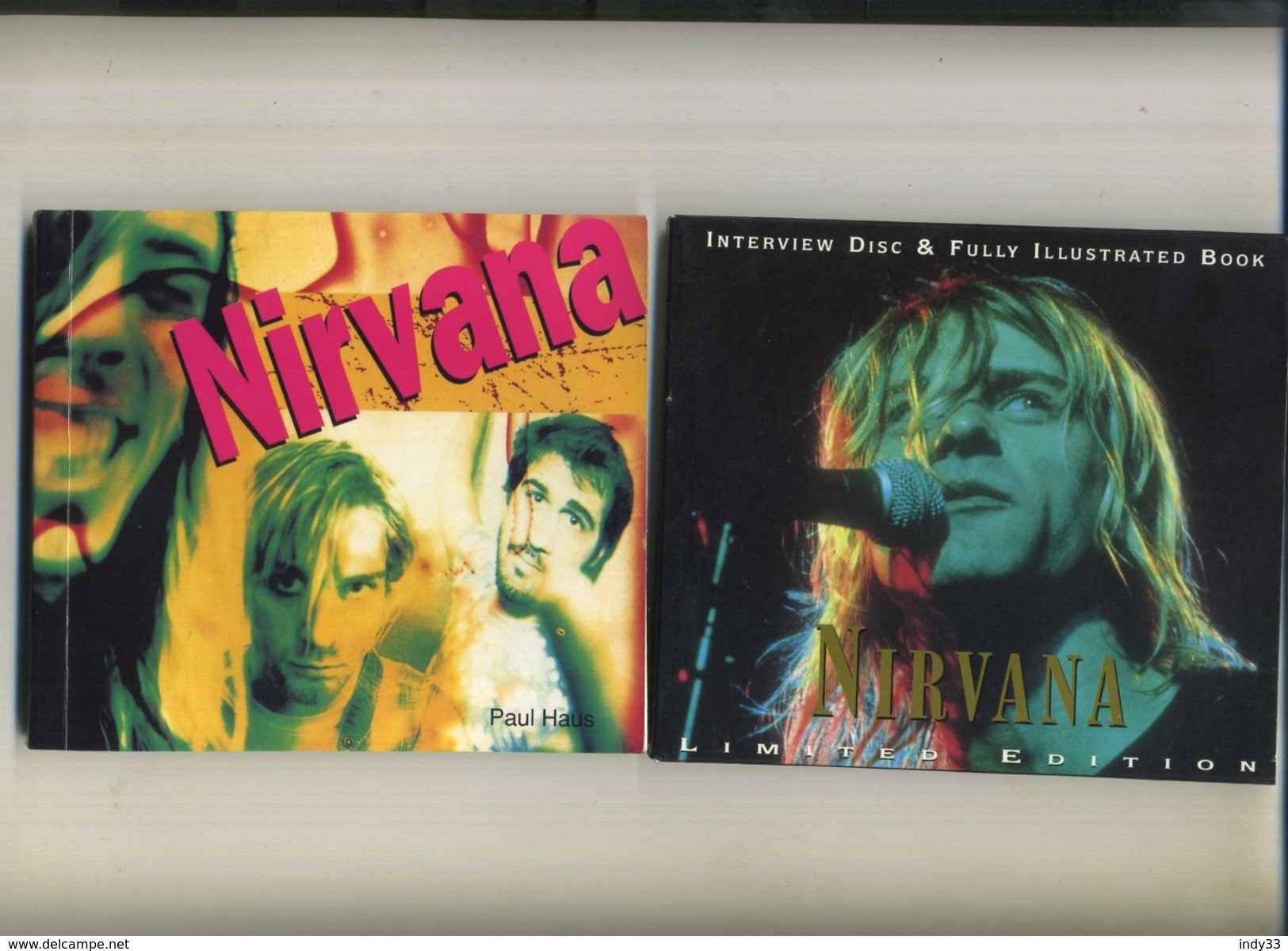 NIRVANA . INTERVIEW DISC & FULLY ILLUSTRATED BOOK . 1995 . - Hard Rock En Metal
