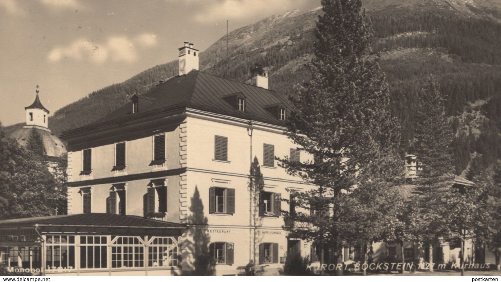 ALTE POSTKARTE KURORT BÖCKSTEIN MIT KURHAUS 1933 Cpa Postcard AK Ansichtskarte - Böckstein