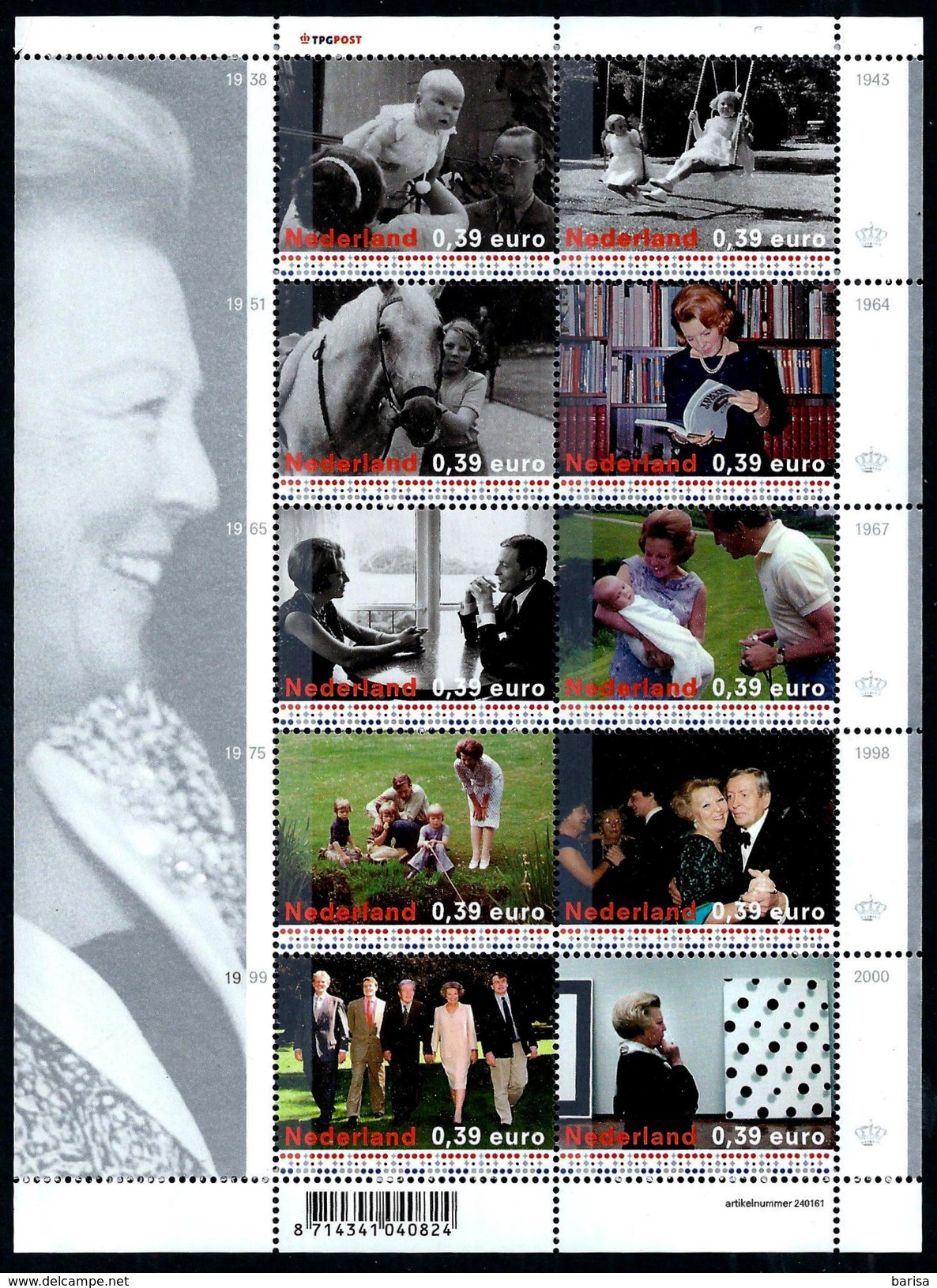 Nederland 2003: Koninklijke Familie ** MNH - Ongebruikt