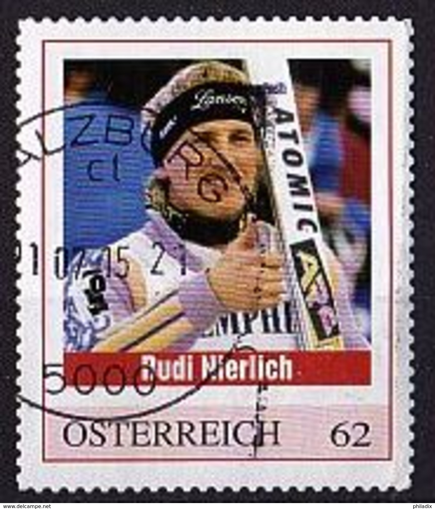 ÖSTERREICH Personalisierte Marke O (Rudi Nierlich) (A-3-50) - Personalisierte Briefmarken