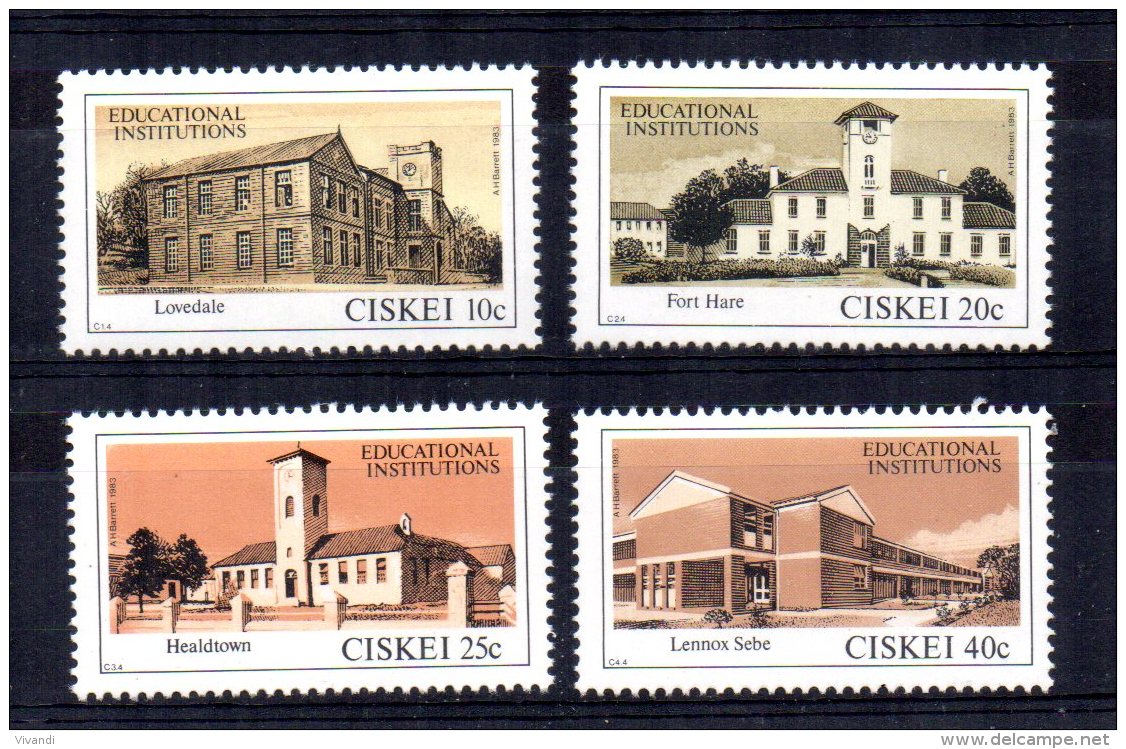 Ciskei - 1983 - Educational Institutions - MNH - Ciskei