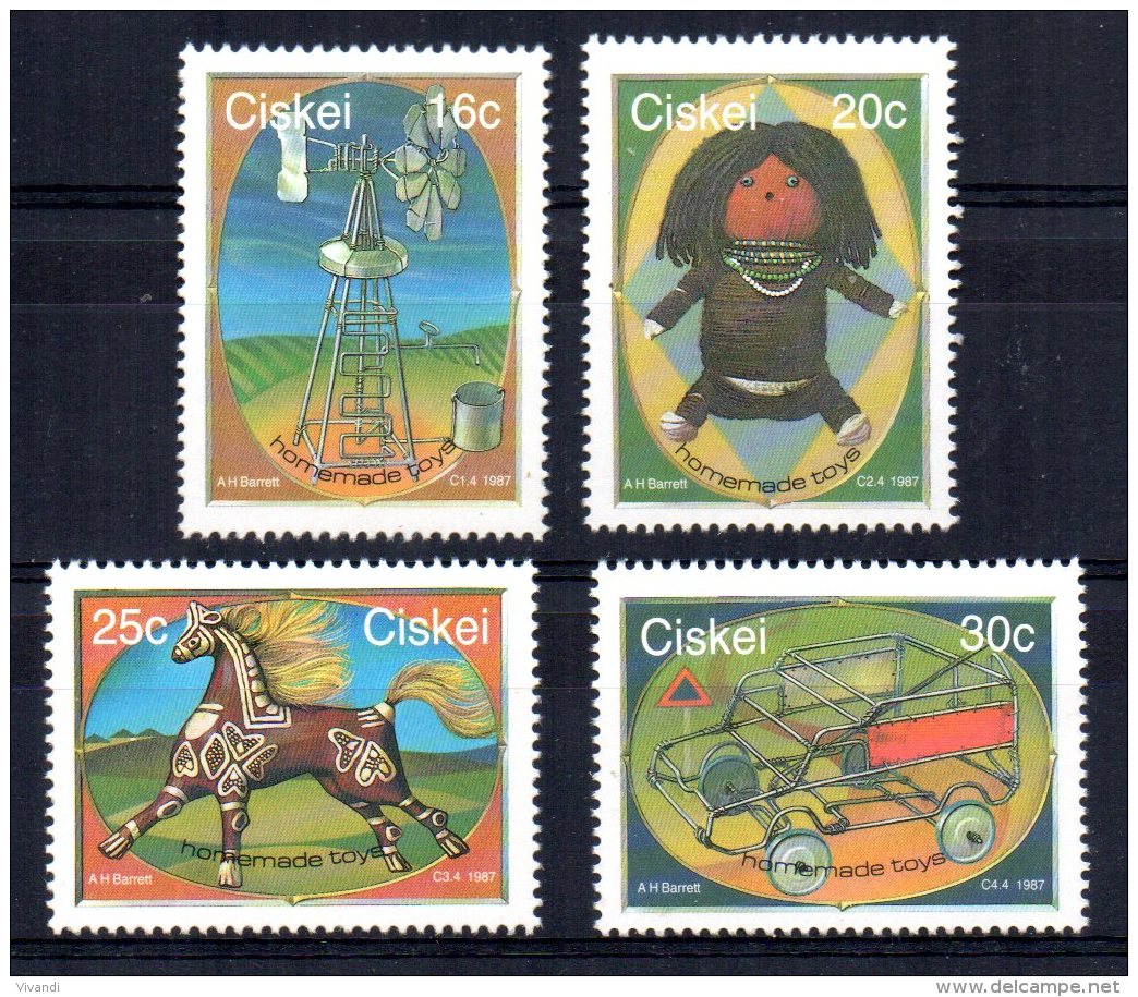 Ciskei - 1987 - Homemade Toys - MNH - Ciskei