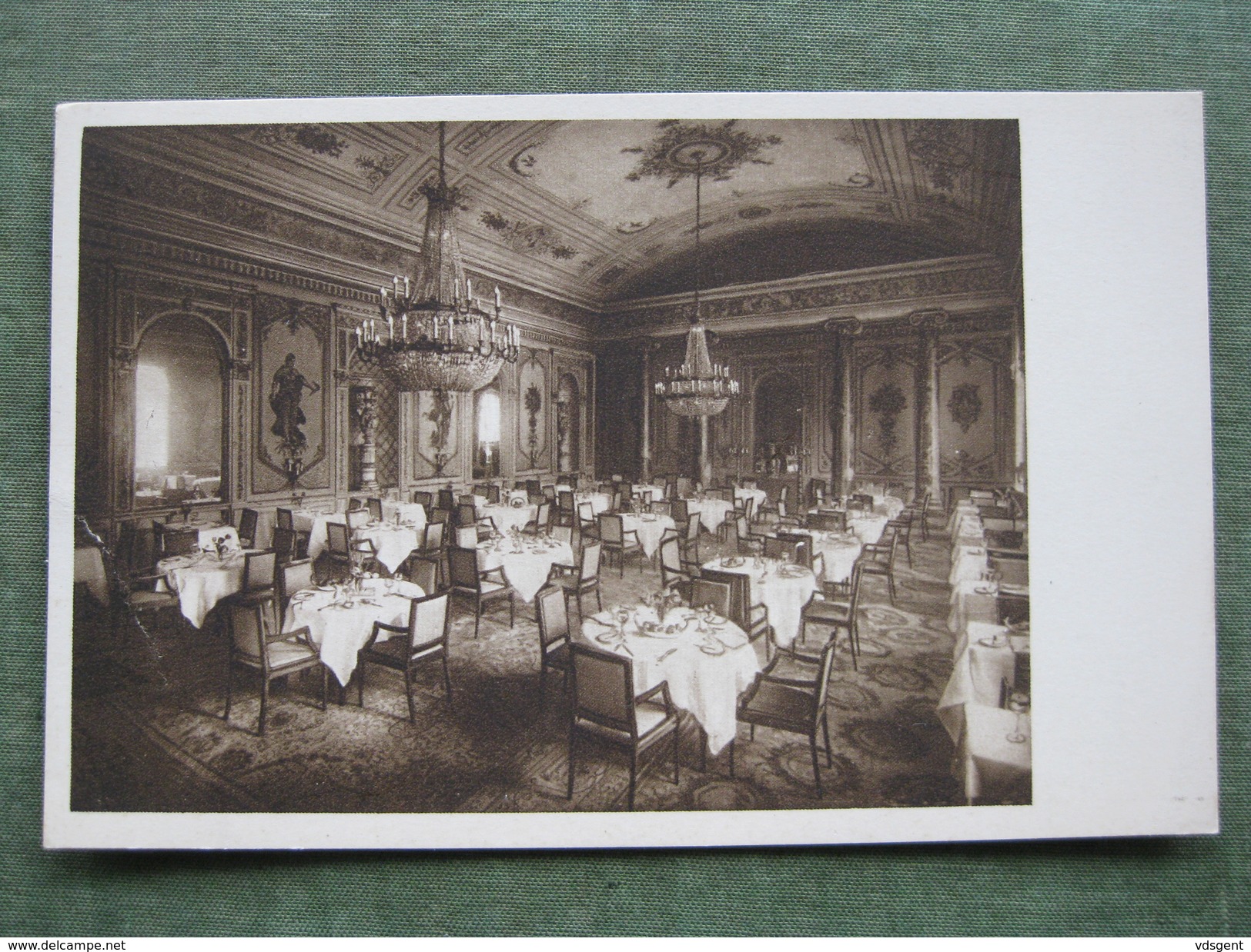 WIESBADEN - KURHAUS U. HOTEL ZU DEN 4 JAHRESZEITEN - SPEISESAAL ( 2 Scans ) - Wiesbaden